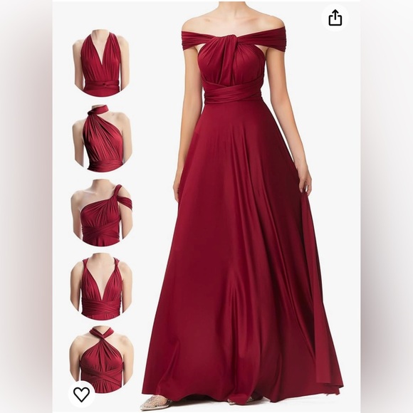 Guest Dresses for Women,72 Styles  Wrap Dress Long Maxi Convertible Multiway - Picture 5 of 12